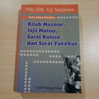 Image of Garis Besar Khotbah Kitab Mazmur, Injil Matius, Surat Kolose, dan Surat Yakobus